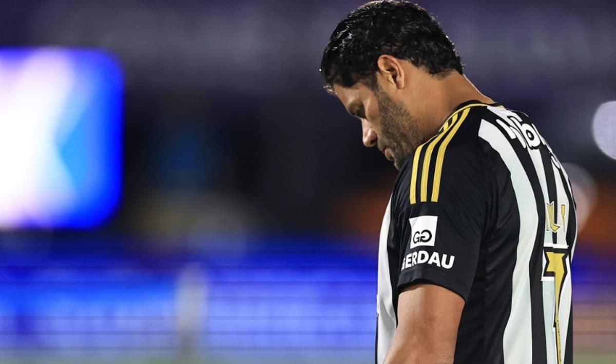 Hulk em jogo da Copa Sul-Americana pelo Atlético-MG