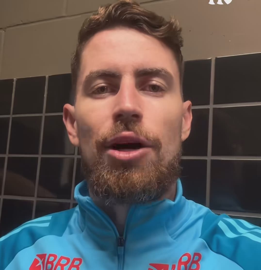 Jorginho em vídeo do Flamengo