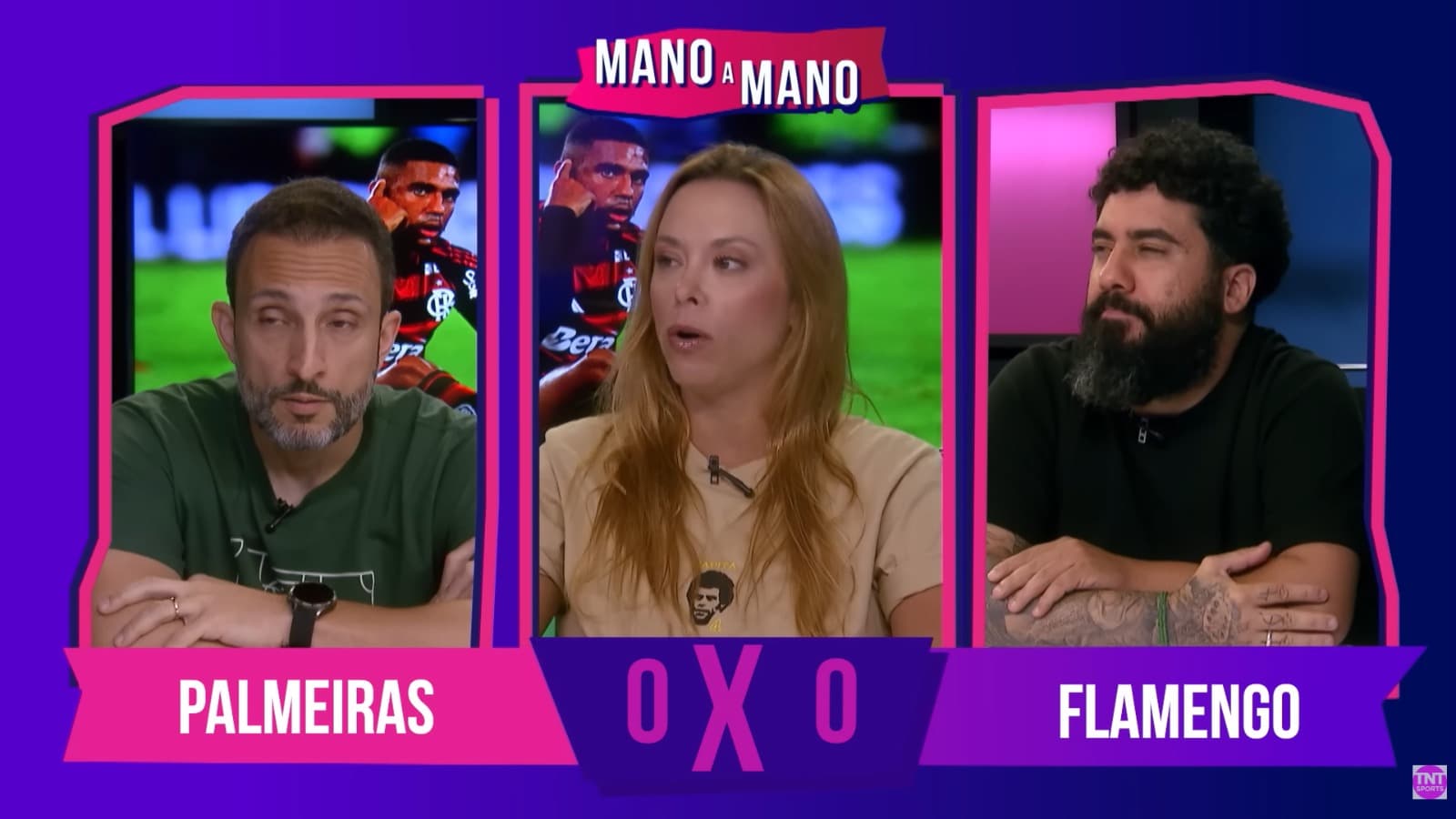 Mano a Mano do TNT Sports em Flamengo x Palmeiras.