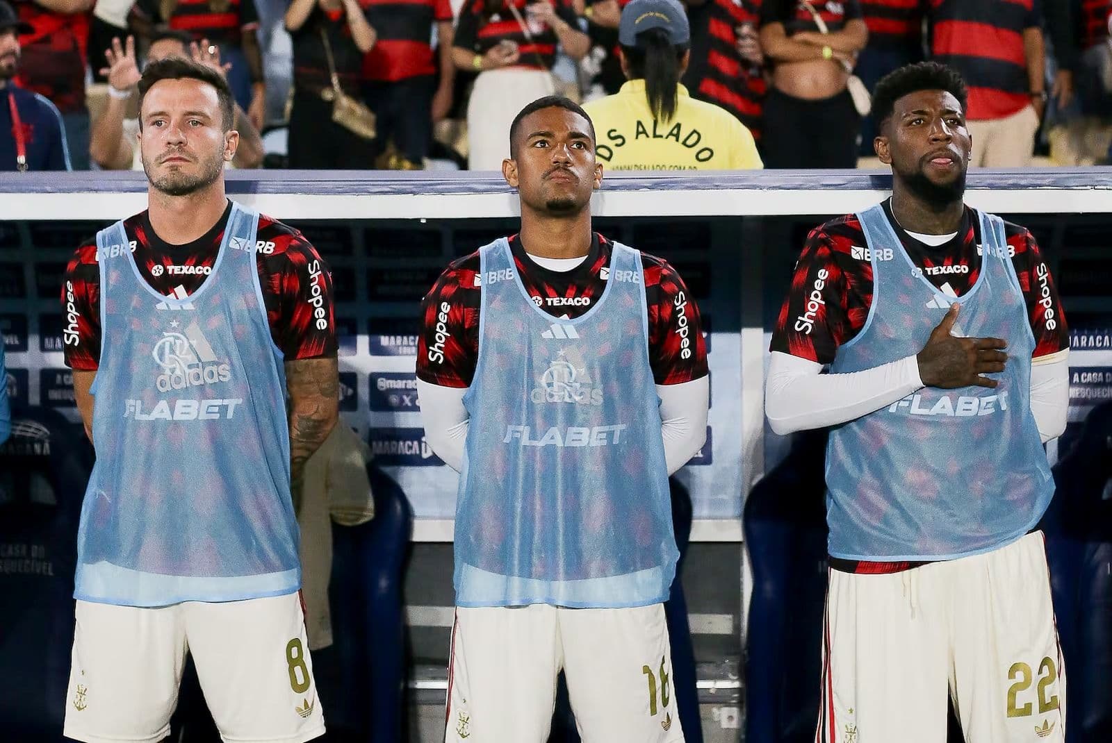 Saúl, Lino e Royal, contratações recentes do Flamengo