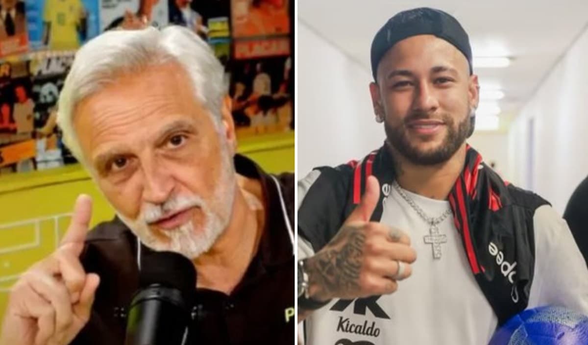 Sormani na Revista Placar; Neymar com a camisa do Flamengo