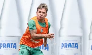 Soteldo em treino do Fluminense