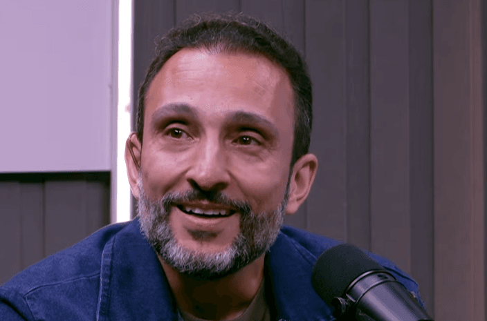 VSR com os olhos cheios de lágrimas e expressão de felicidade após o Flamengo conquistar o tetra da Libertadores