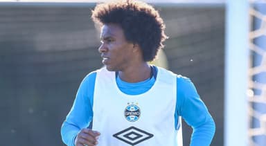 William em treino do Grêmio