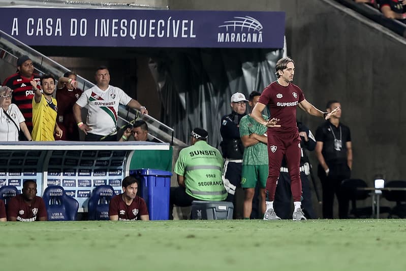 Zubeldía em Fluminense x Flamengo