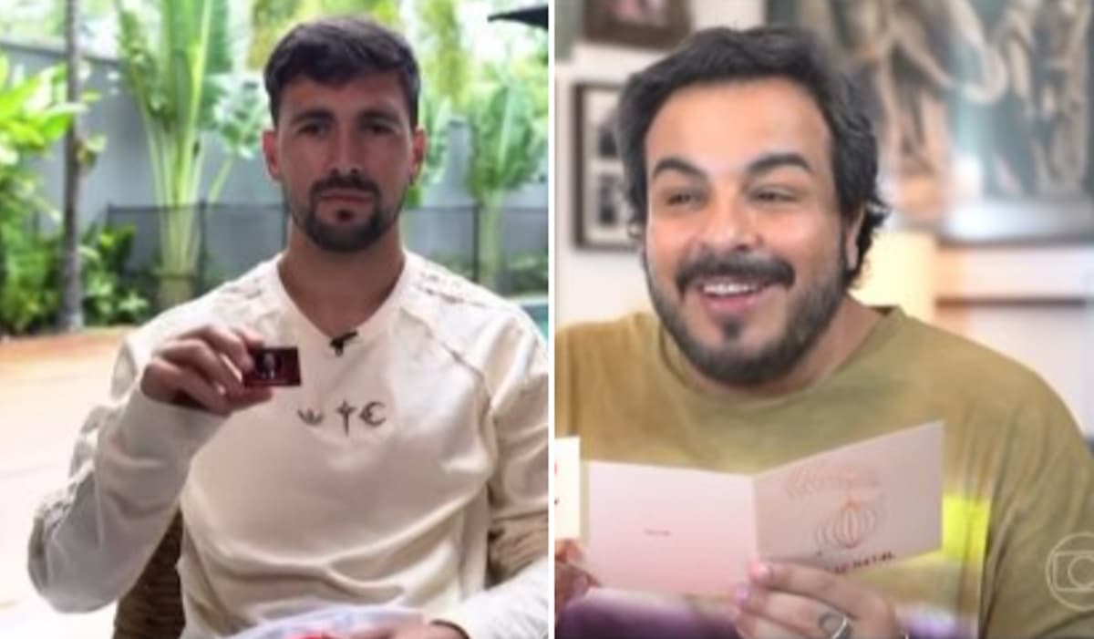 Arrascaeta dá presente para ator da Globo no Fantástico