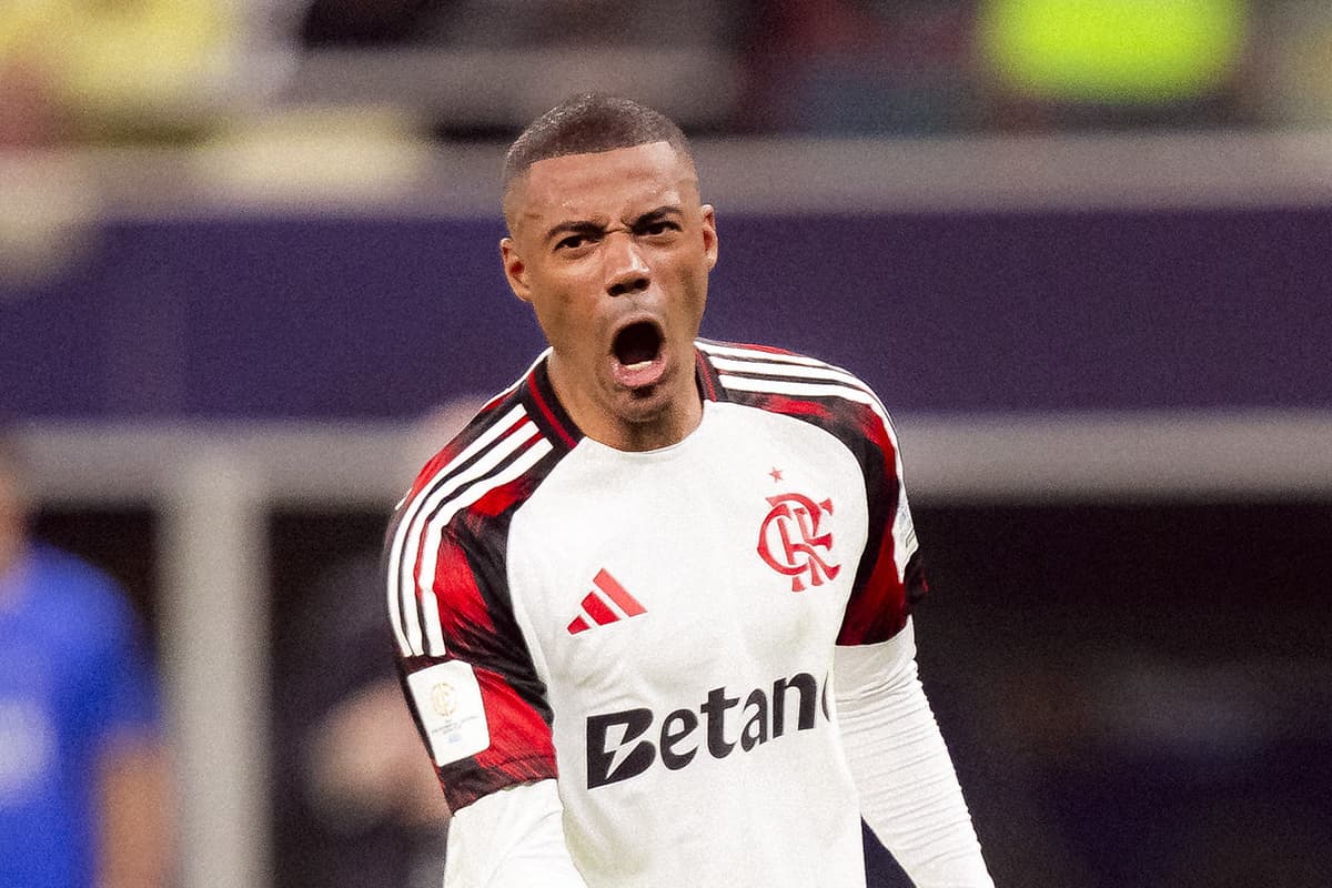 De La Cruz comemoradno gol de pênalti contra PSG na Copa Intecontinental