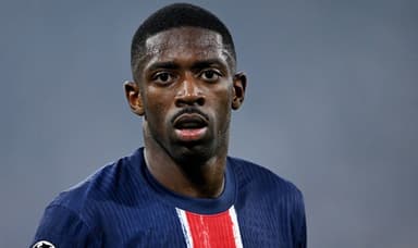 Dembele em jogo do PSG; atacante será adversário do Flamengo