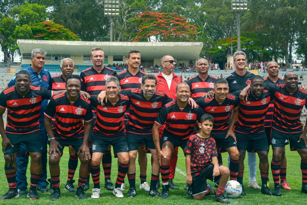 Fla Legends em ação em Vitória da Conquista