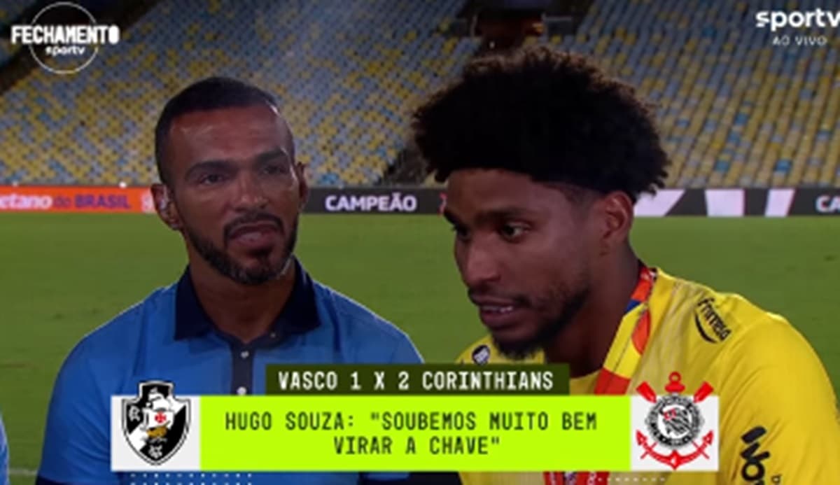 Hugo Souza, goleiro do Corinthians, fala de goleada do Flamengo