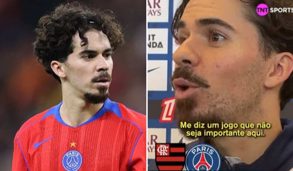 Vitinha, do PSG, já projeta possível final contra o Flamengo