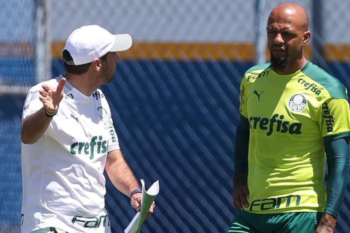 Abel Ferreira e Felipe Melo