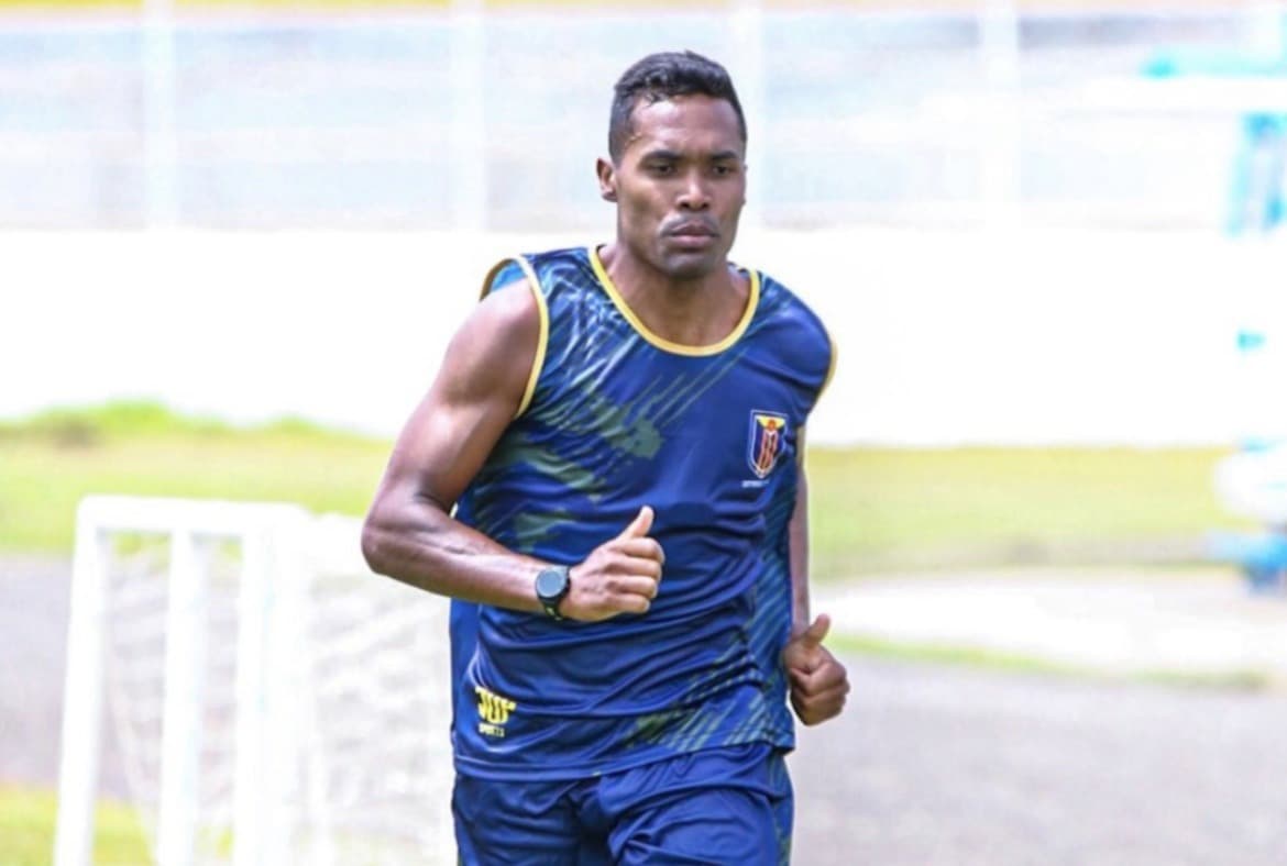 Alex Sandro treinando no Catanduva FC