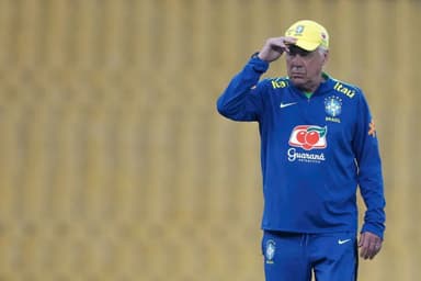 Carlo Ancelotti, treinador da seleção brasileira
