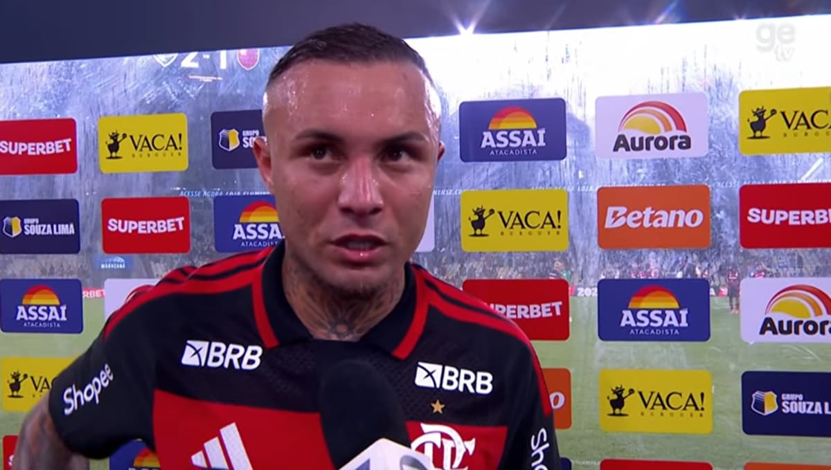 Everton Cebolinha após Flamengo x Fluminense