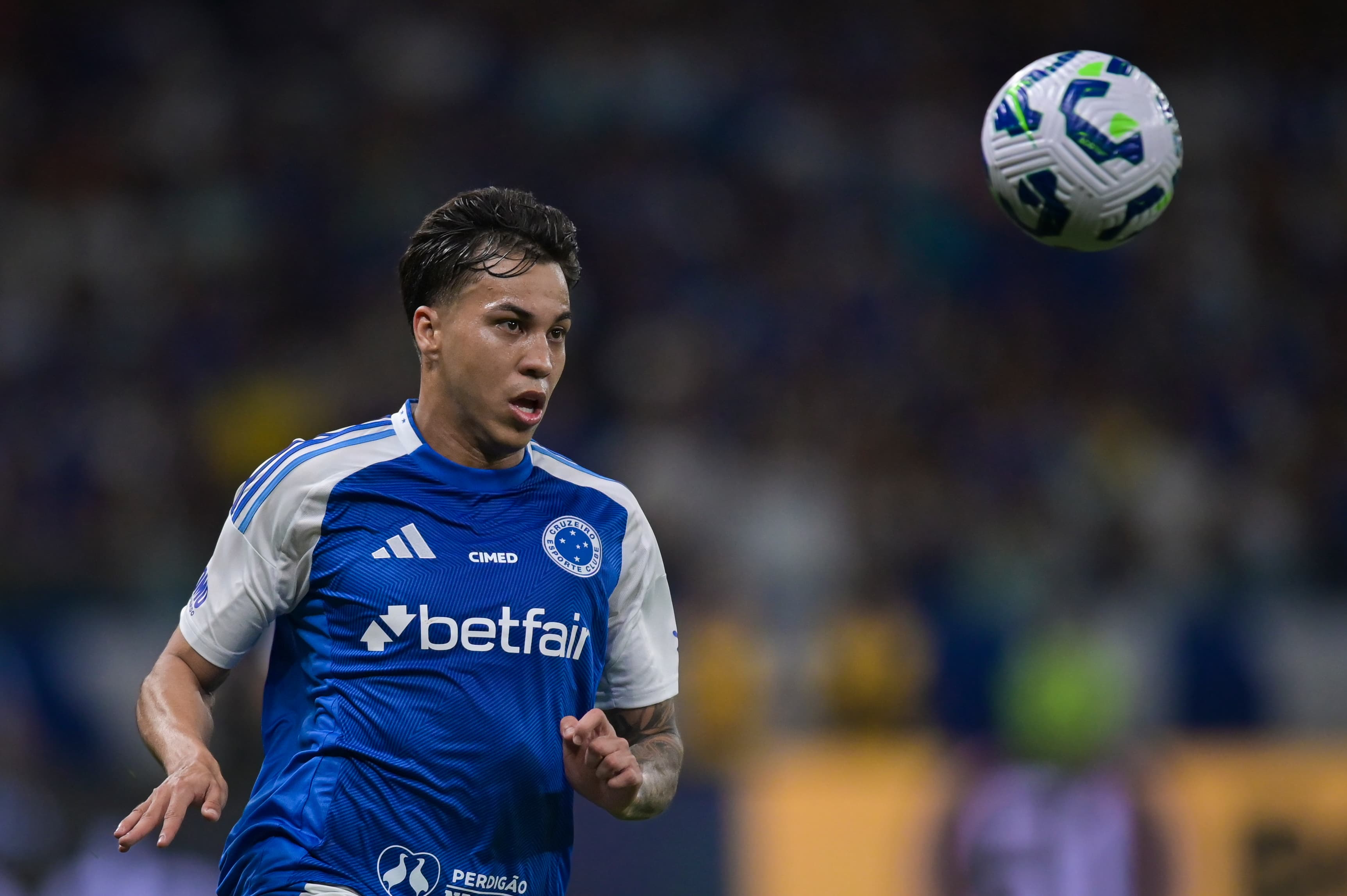 Kaio Jorge em campo pelo Cruzeiro