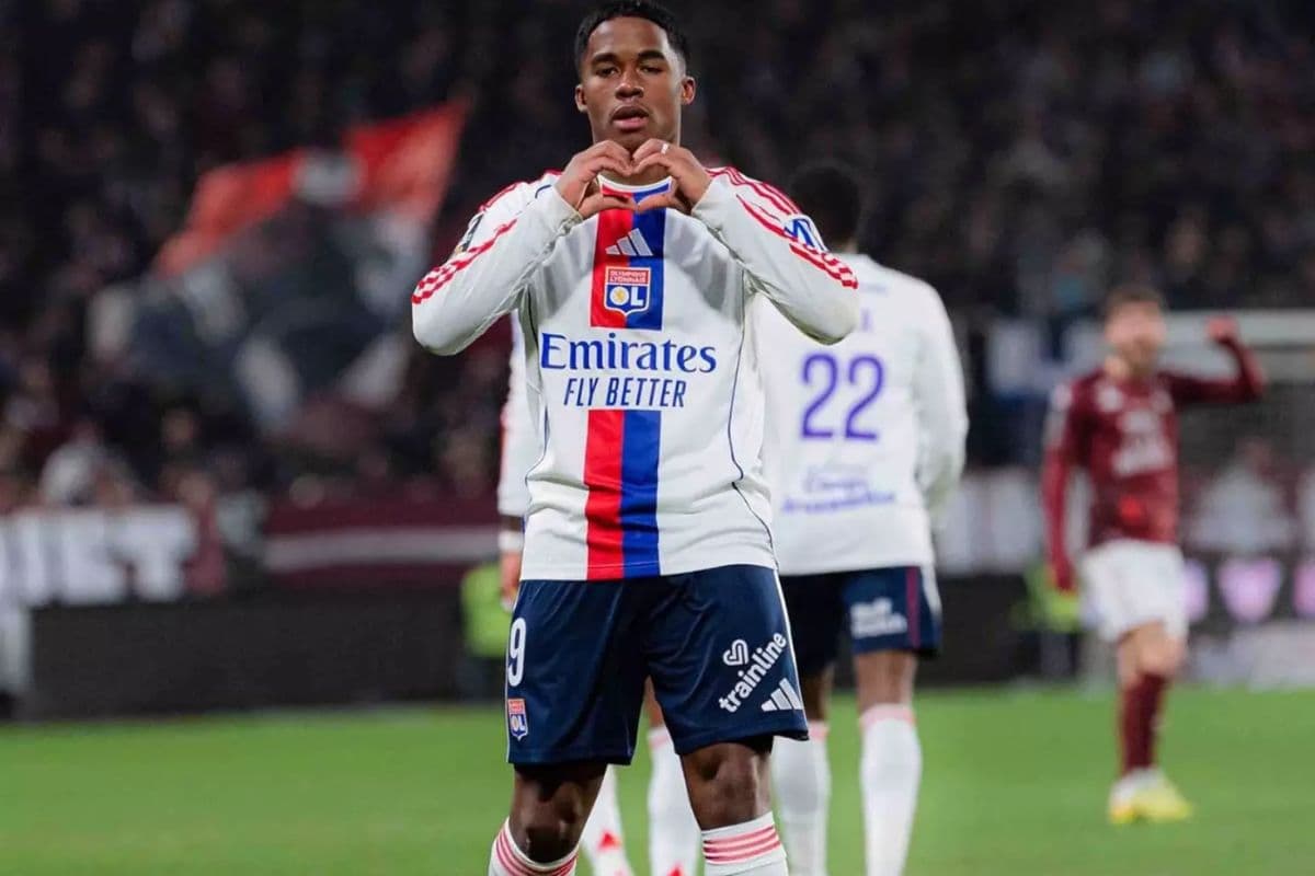 Endrick, atacante do Lyon