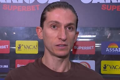 Filipe Luís em entrevista à ge tv