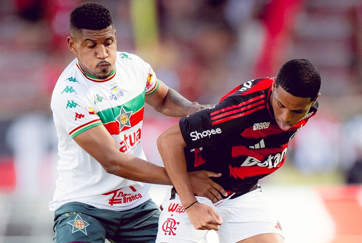 Com time sub-20 em campo, Flamengo perdeu para a Portuguesa na estreia do Carioca