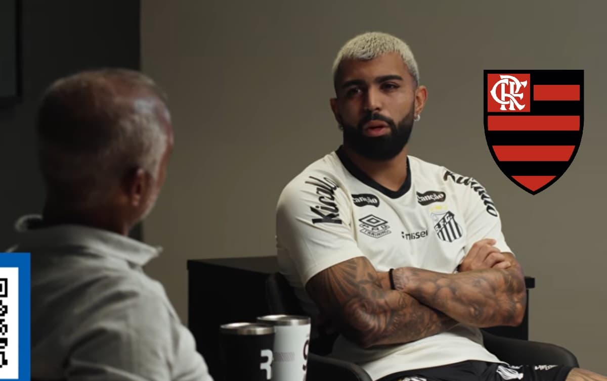 Gabigol, do Santos, fala sobre saída do Flamengo