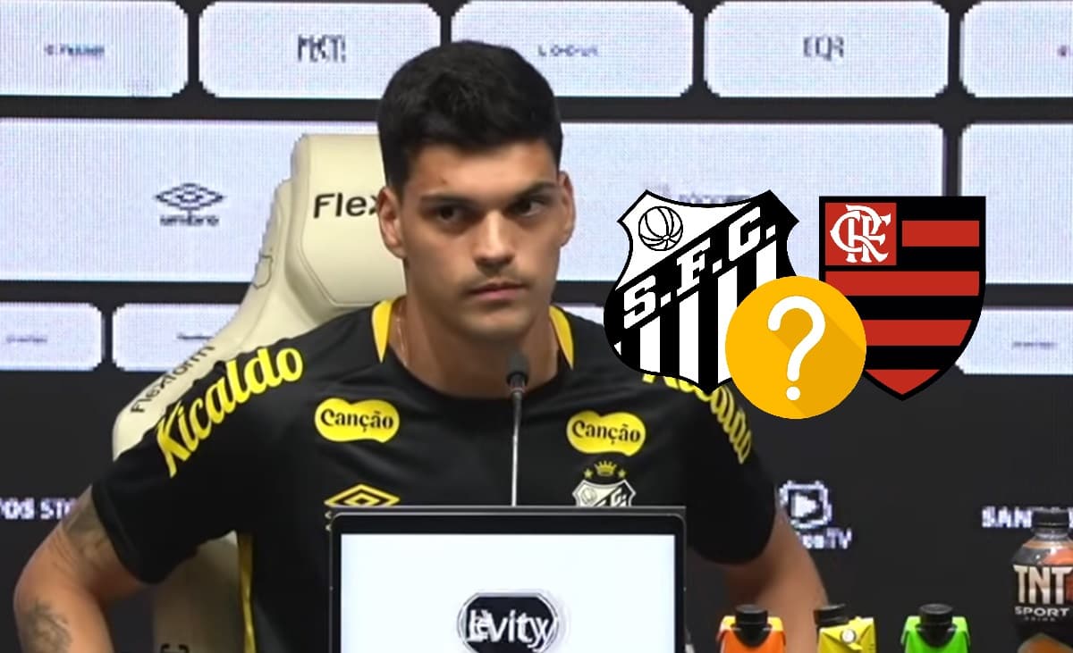 Gabriel Brazão, goleiro do Santos, fala sobre Flamengo