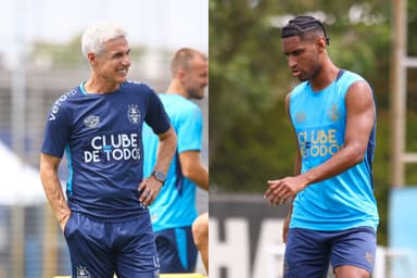 Luis Castro e Tetê Grêmio