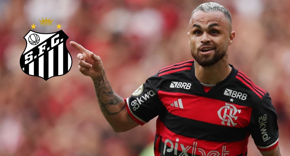 Michael, do Flamengo, pode jogar no Santos