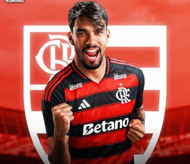 Montagem de Lucas Paquetá no Flamengo
