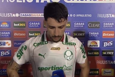 Piquerez, lateral do Palmeiras, em entrevista