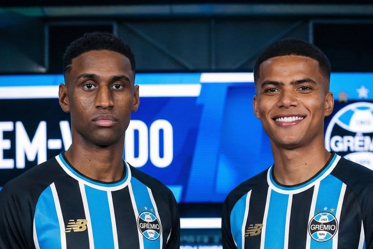 Tetê e Jose Enamorado, novos jogadores do Grêmio
