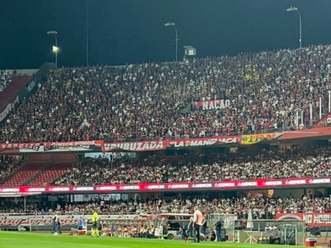 Torcida do Flamengo no Morumbi contra o São Paulo