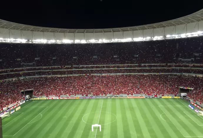 Torcida do Flamengo no Mané Garrincha
