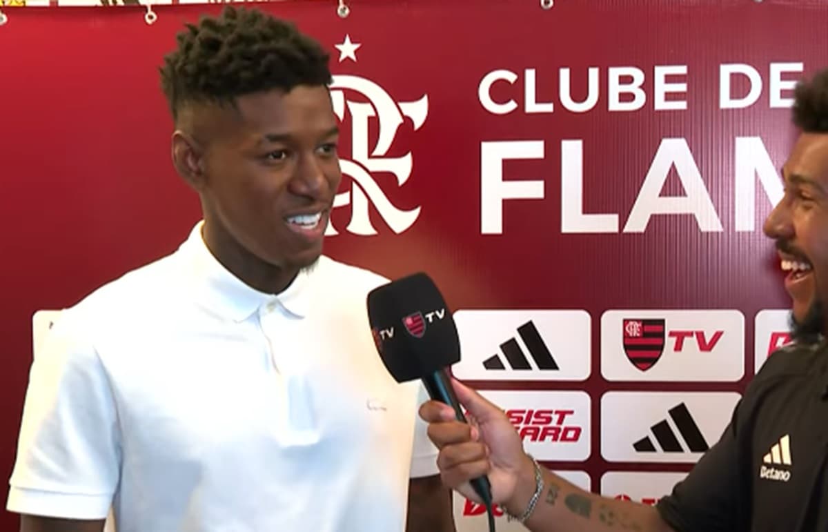 Vitão, novo zagueiro do Flamengo, em entrevista