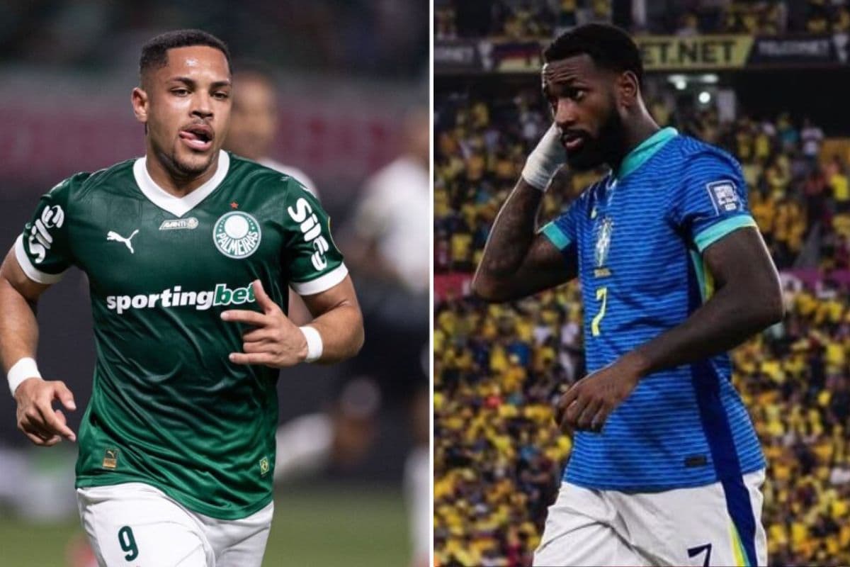 Vitor Roque e Gerson