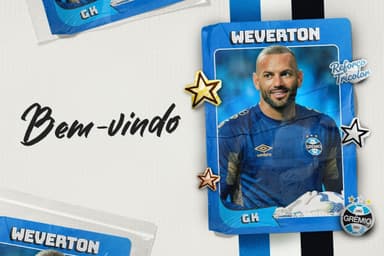 Anúncio do goleiro Weverton como reforço do Grêmio
