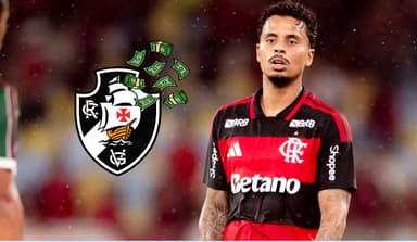 Allan, do Flamengo, é alvo do Vasco