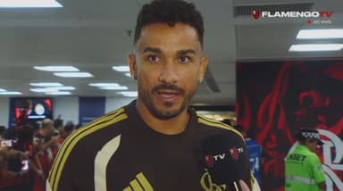Danilo na chegada do Flamengo ao Maracanã