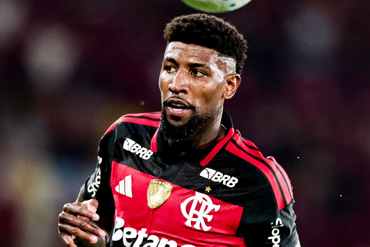 Emerson Royal durante Flamengo x Internacional, no Maracanã