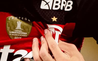 Escudo Fla patch Libertadores