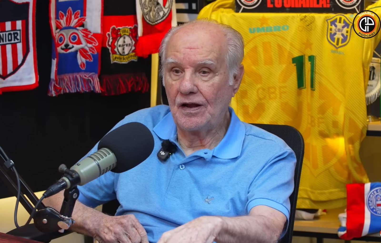 Evaristo de Macedo falando da torcida do Flamengo