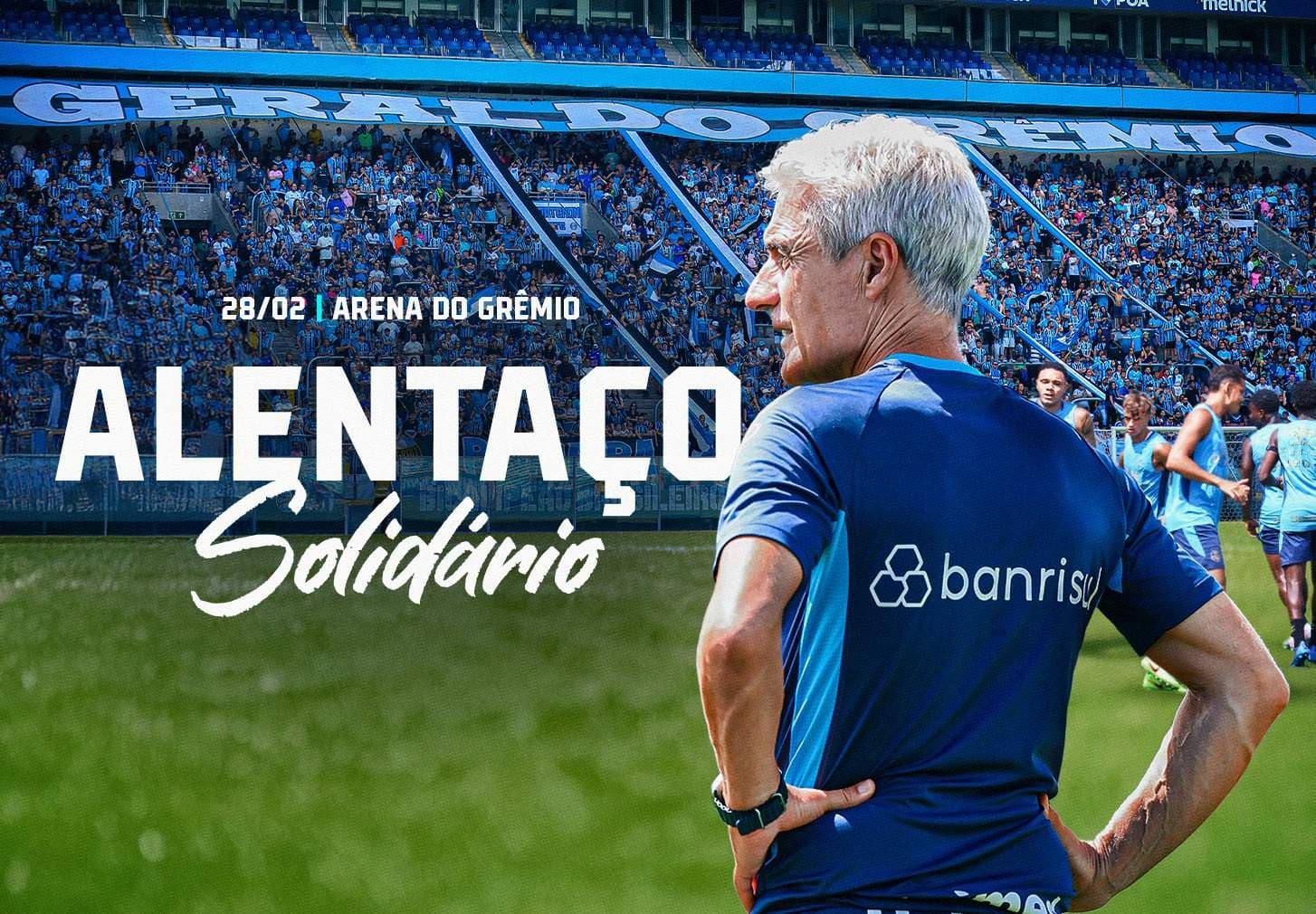 Grêmio alentaço doações para Minas Gerais