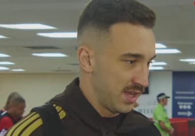 Léo Ortiz concede entrevista antes de Flamengo x Internacional