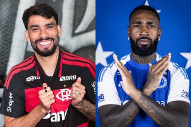 Lucas Paquetá e Gerson
