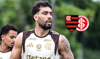 Lucas Paquetá deve ser titular de Filipe Luís em Flamengo x Internacional