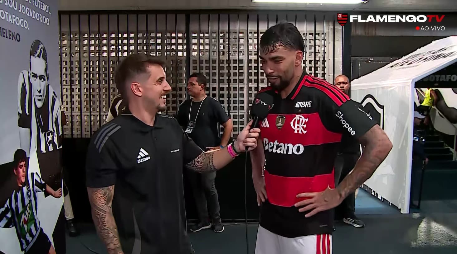 Paquetá em entrevista à Flamengo TV