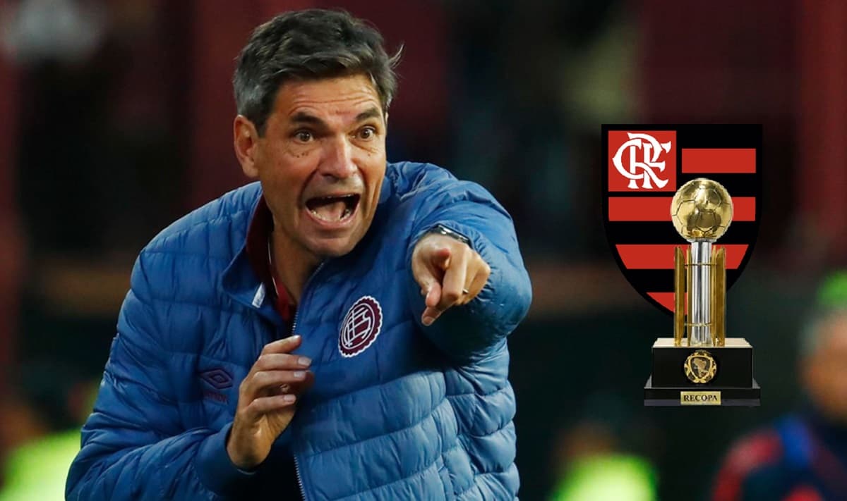 Mauricio Pellegrino técnico do Lanús, adversário do Flamengo