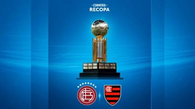 Flamengo x Lanús pela Recopa.