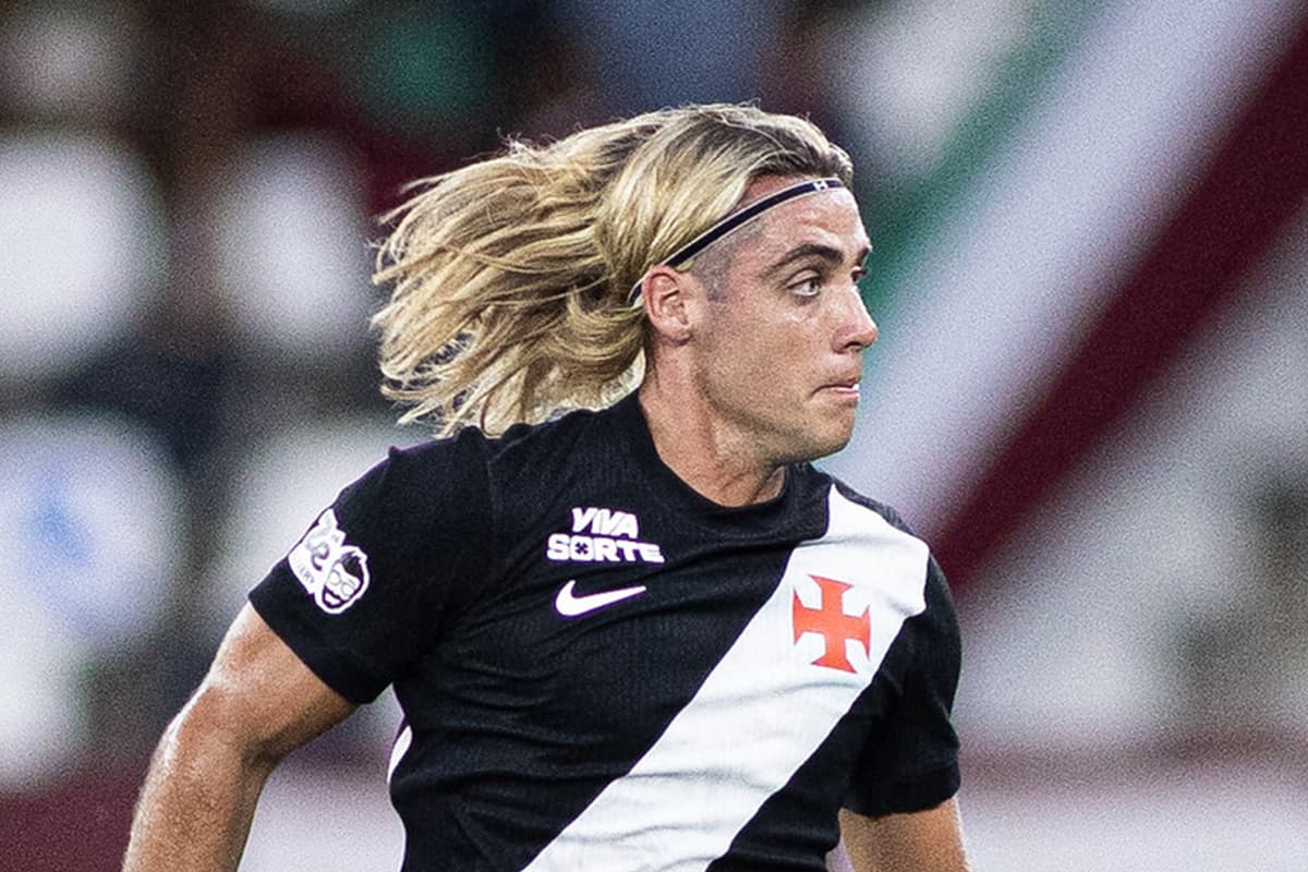 Spinelli durante Vasco x Fluminense