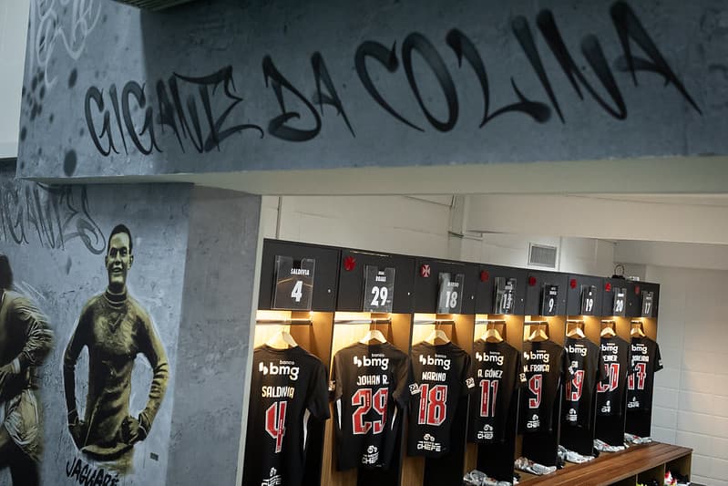 Vestiário do Vasco em São Januário