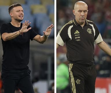 Anselmi e Leonardo Jardim, de Botafogo e Flamengo